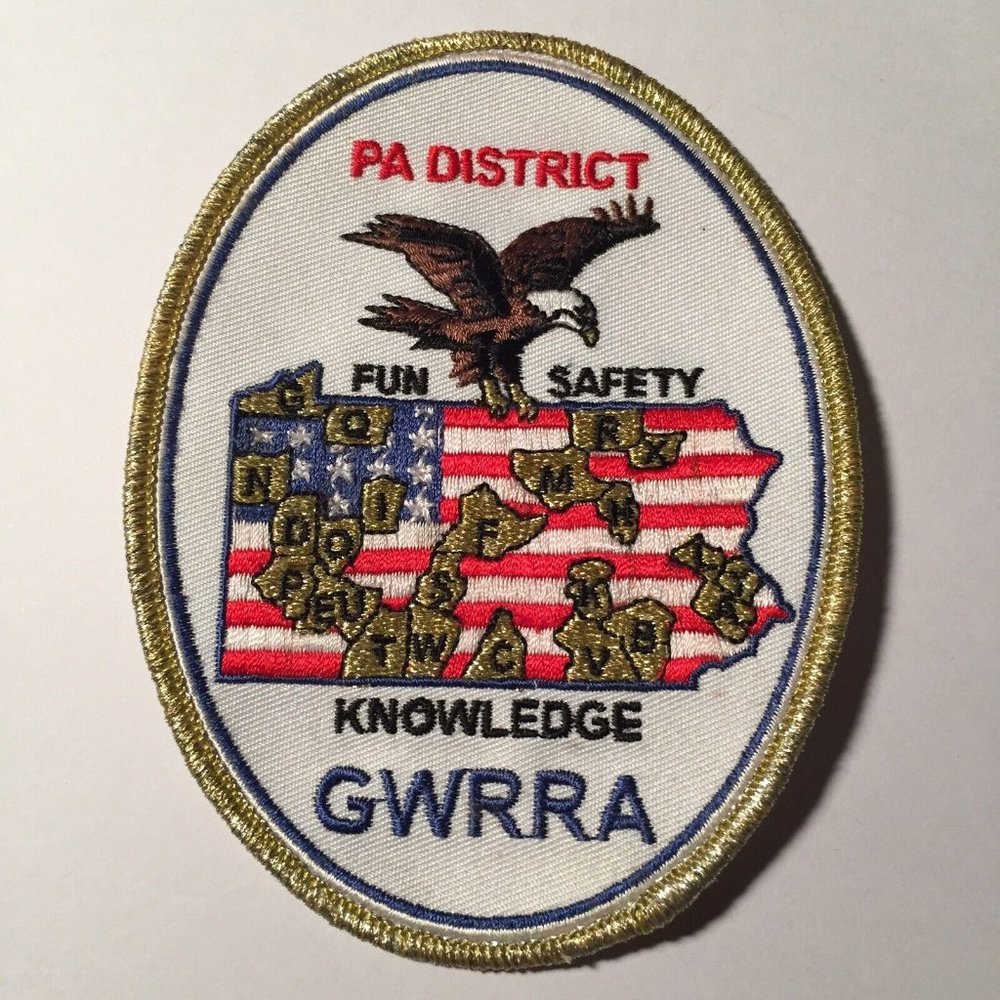 Gold Wing Road Riders Association Patch Honda Motorcycle GWRRA PA District Eagle